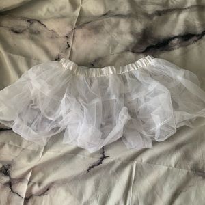 NWOT White tulle tutu